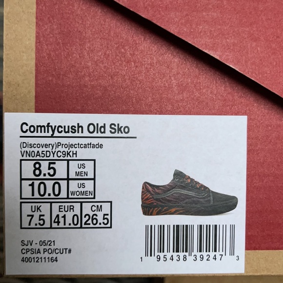 Vans Comfycush Old Sko Discovery Projectcatfade MENS - Picture 16 of 16